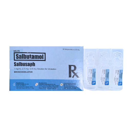 ASMALIN Salbutamol 2 mg/mL, 2.5 mL (unit dose) Nebule