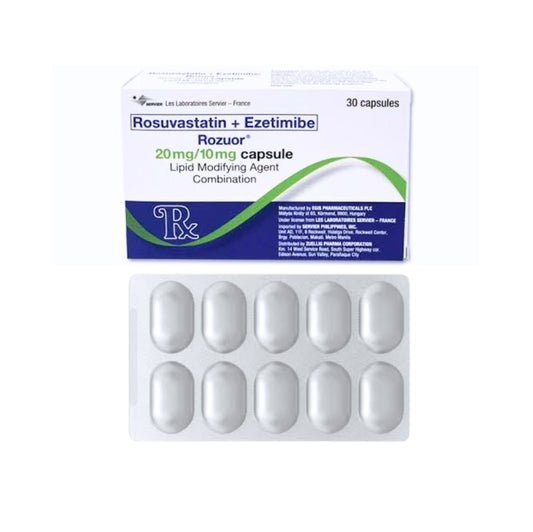 ROZOUR  Ezetimibe + Rosuvastatin 10mg/20mg Tablet x 1
