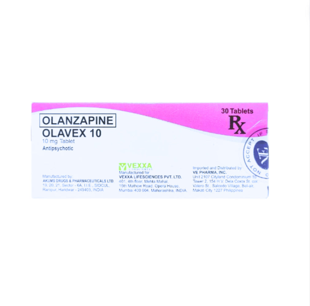 OLAVEX Olanzapine 10mg. Tablet x 1 – XalMeds