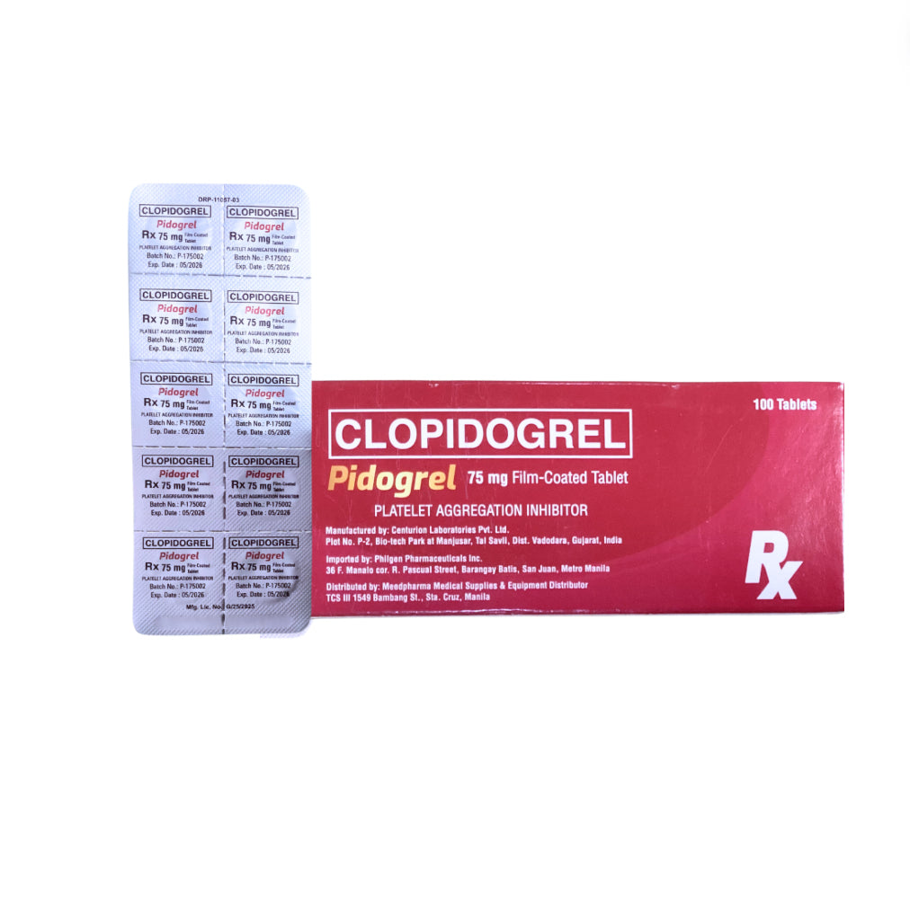 Clopidogrel 75mg Tablet x 1