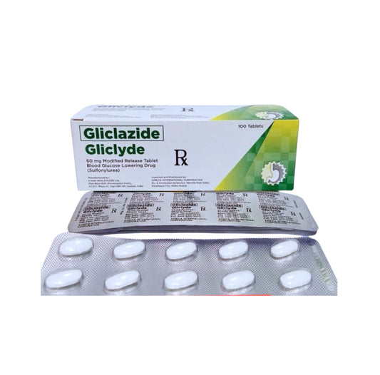 Gliclazide 60mg MR Tablet x 1