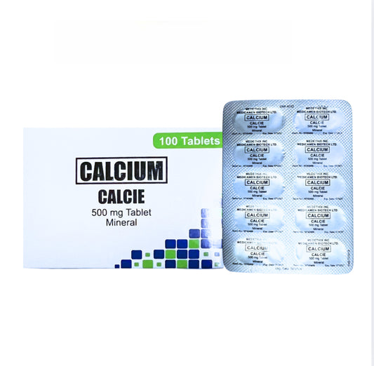 CALCI AID Calcium Carbonate 500mg Tablet x 1