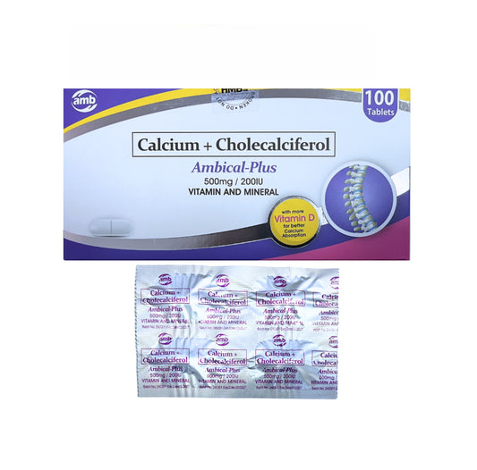 Calcium + Vitamin D3 1250mg/250IU Tablet  x 1