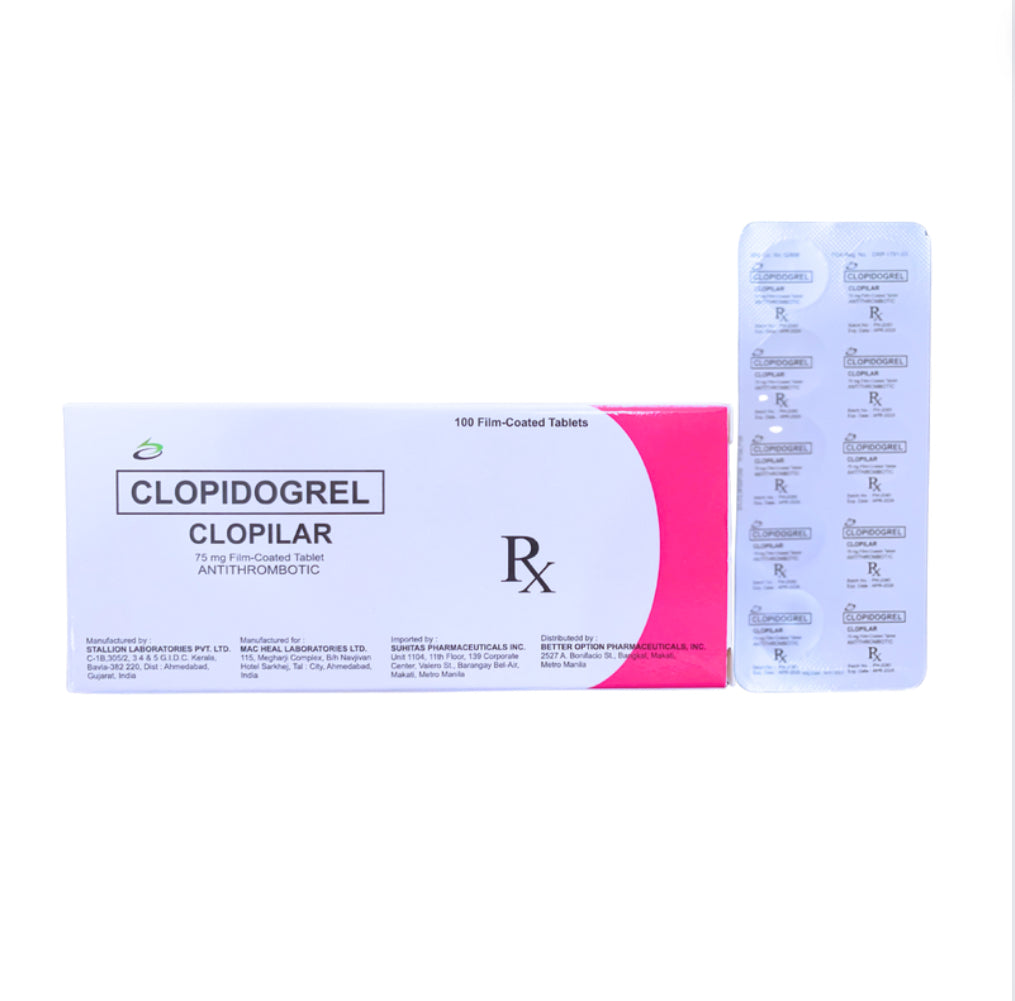 Clopidogrel 75mg Tablet x 1