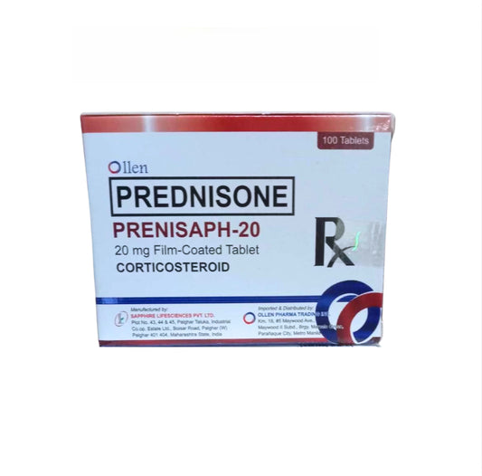 Prednisone 20mg Tablet  x 1