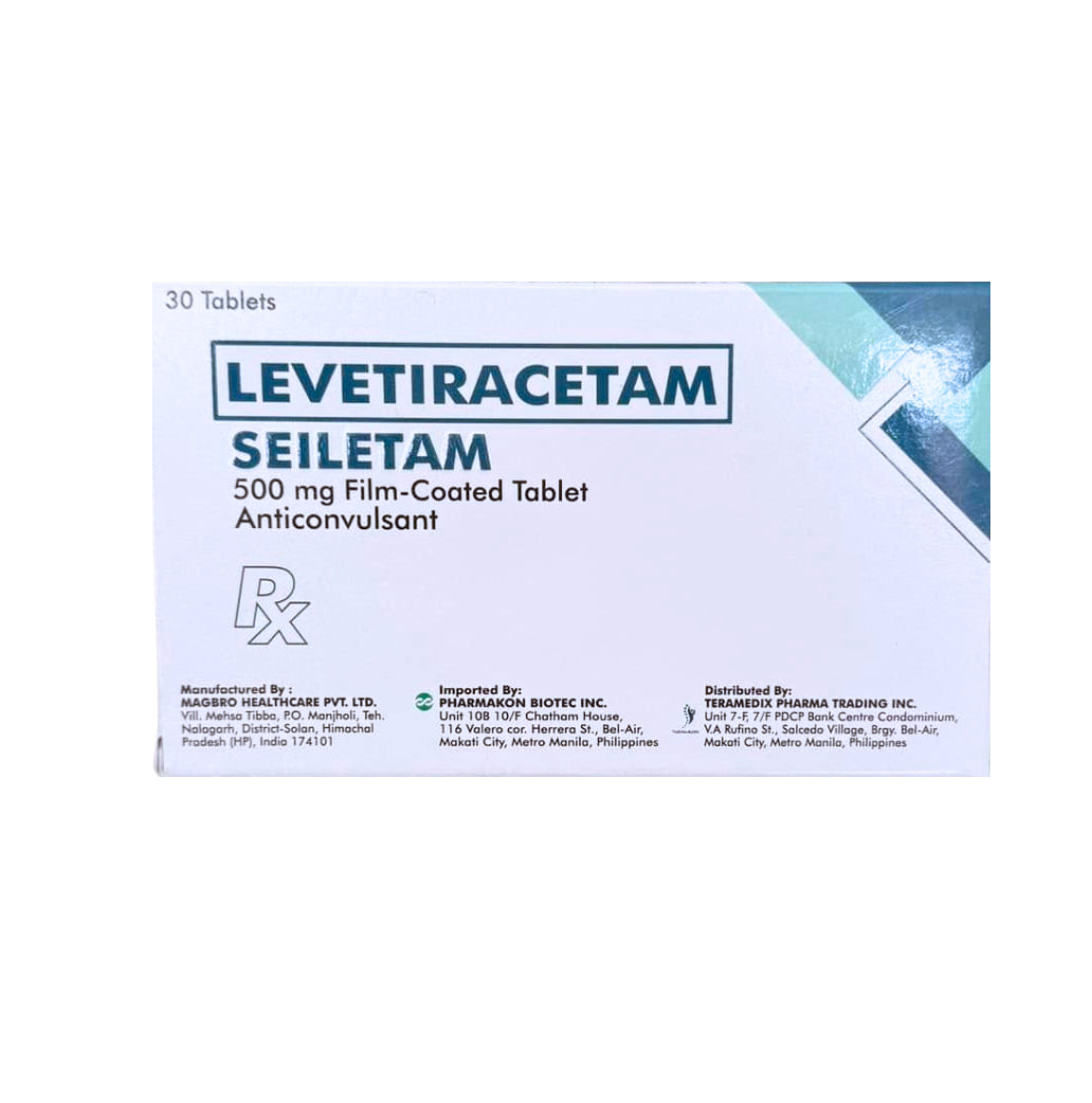JULITAM Levetiracetam 500 mg Film coated tablet x 1