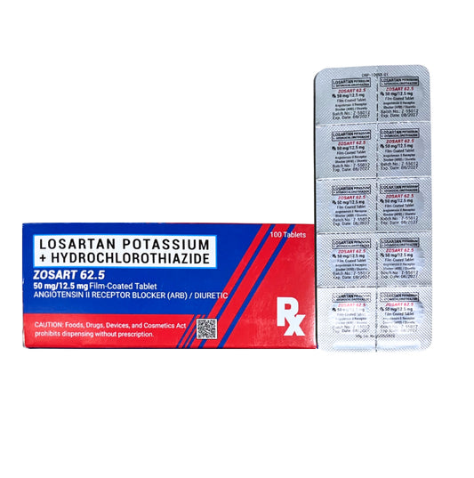Losartan+Hydrochlorothiazide 50mg/12.5mg Tablet x 1