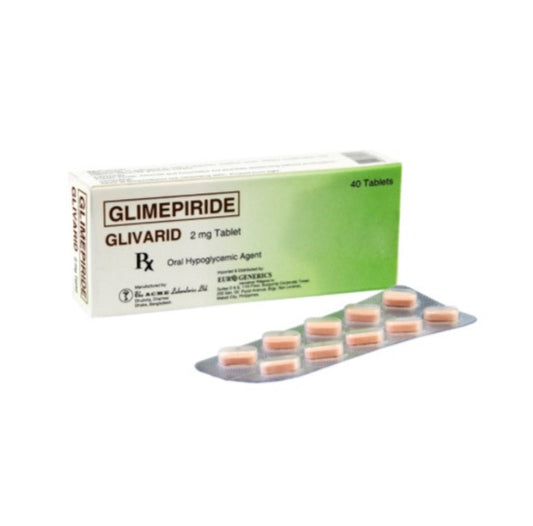 Glimeperide 2mg Tablet x 1