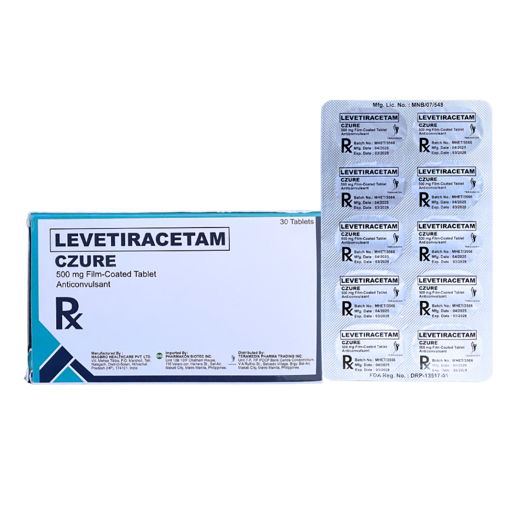 FOCALE Levetiracetam 500 mg Film coated tablet x 1
