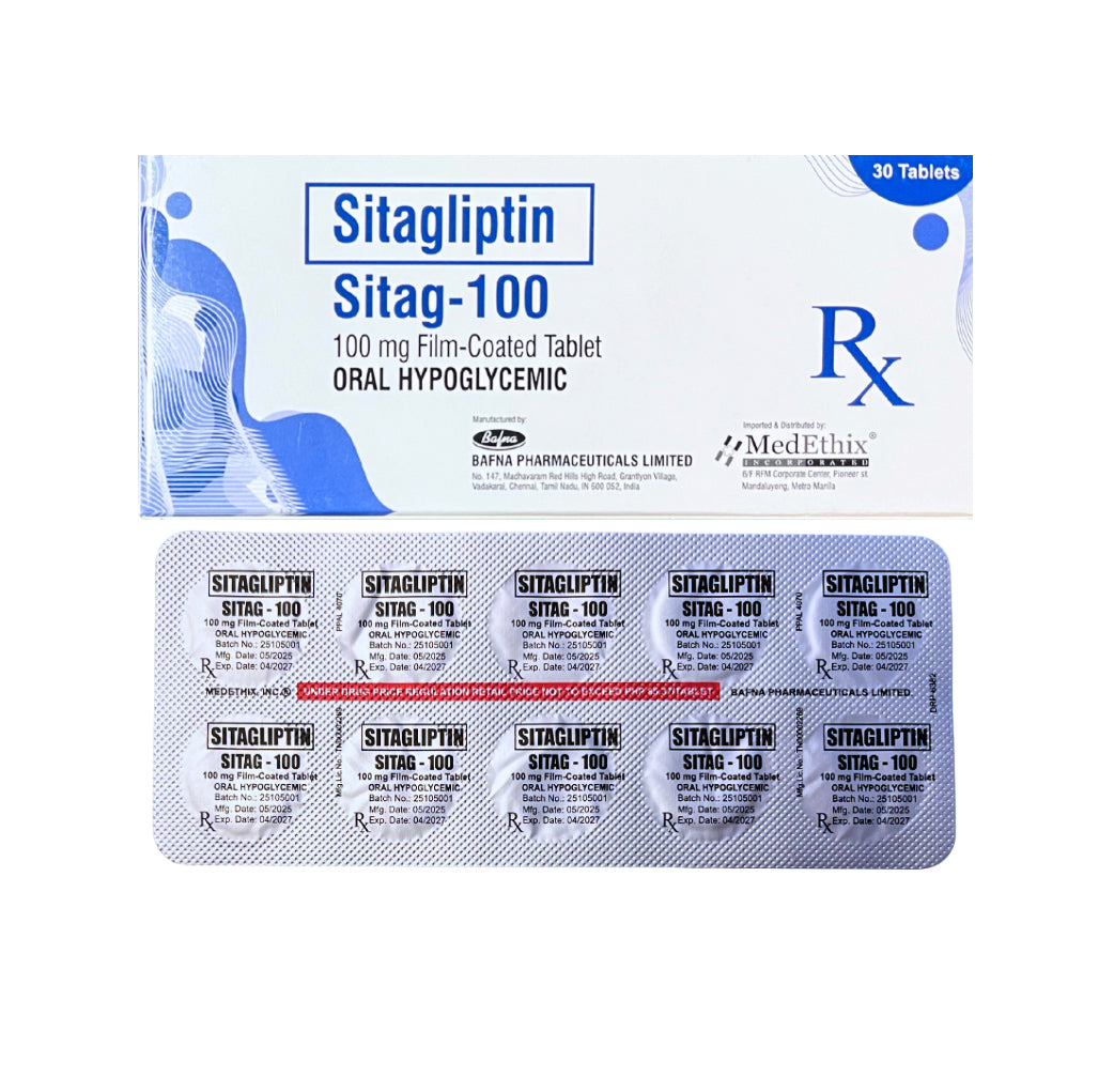 Sitagliptin 100mg. Tablet x 1s – XalMeds