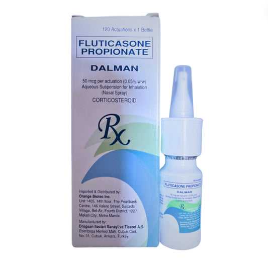 NASOFLO Fluticasone 50mcg (0.05%) per dose 120 doses Nasal Aqueous Solution x 1