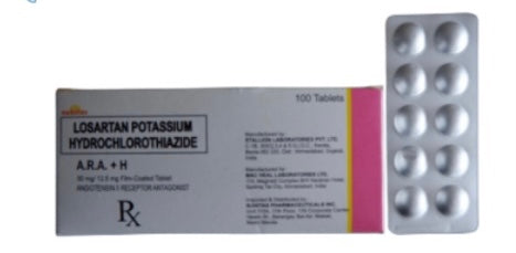 Duosar (Losartan + Hydrochlorothiazide) 50mg/12.5mg Tablet x 1