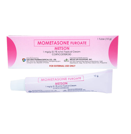Mometasone 1mg./g. (0.1%) Topical Cream 10mg. x 1 Tube
