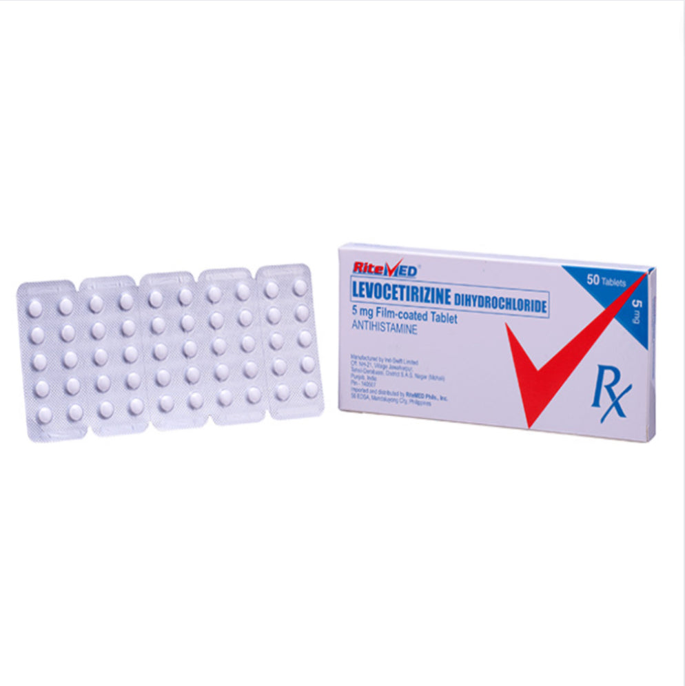 RITEMED ( Levocetirizine ) 5mg Tablet  x 1