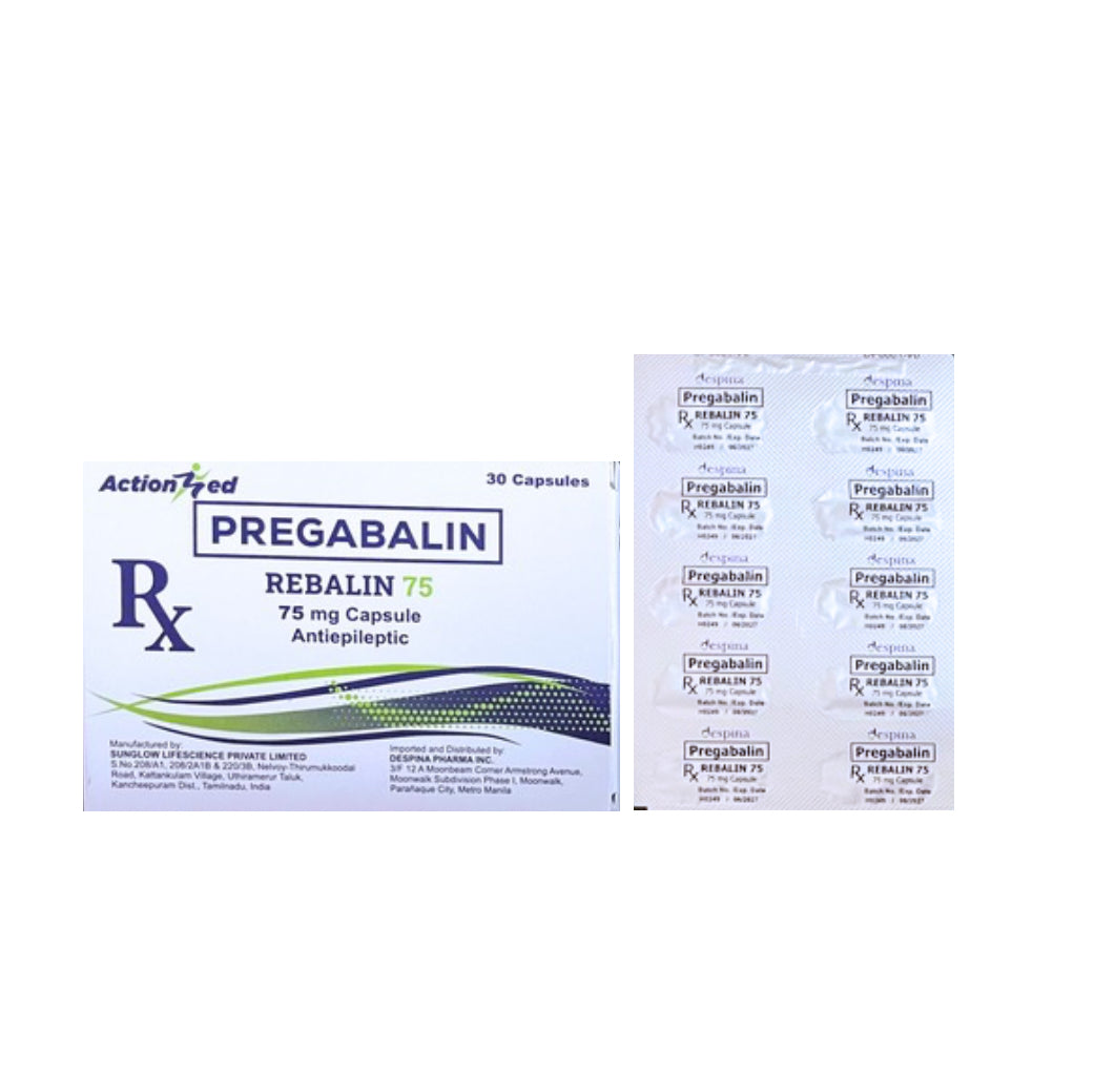 Pregabalin 75mg Capsule x 1 – XalMeds