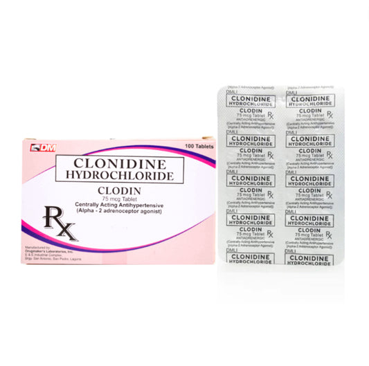 Clonidine 75mcg Tablet x 1