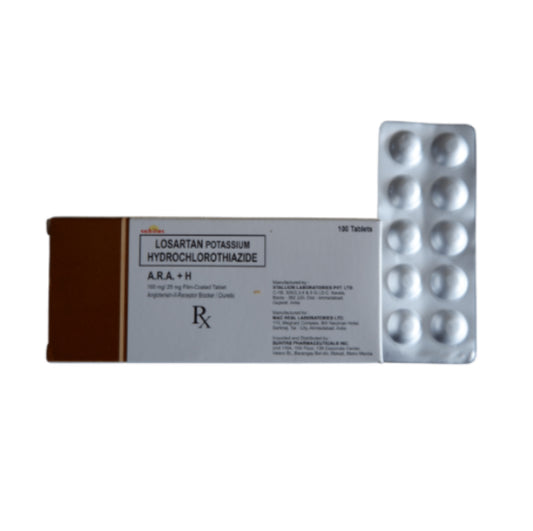 Losartan+Hydrochlorothiazide 100mg/25mg Tablet x 1