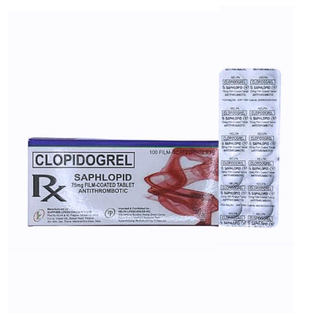 Clopidogrel 75mg Tablet x 30s Monthly Maintenance Dose
