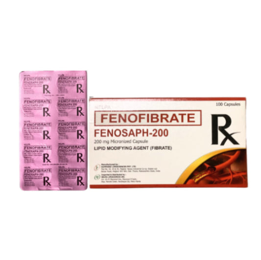 FENOLIT ( Fenofibrate )  200mg Capsule x 1