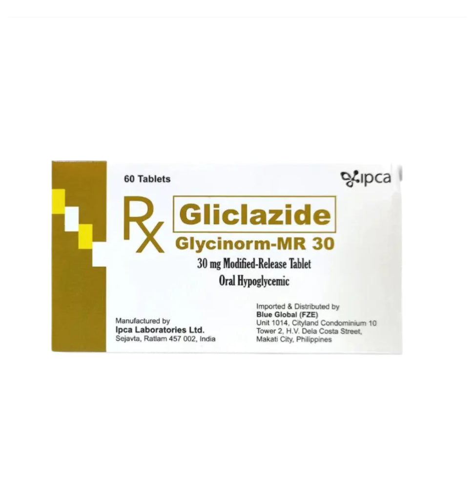 Gliclazide 30mg MR Tablet x 30 Monthly Dose