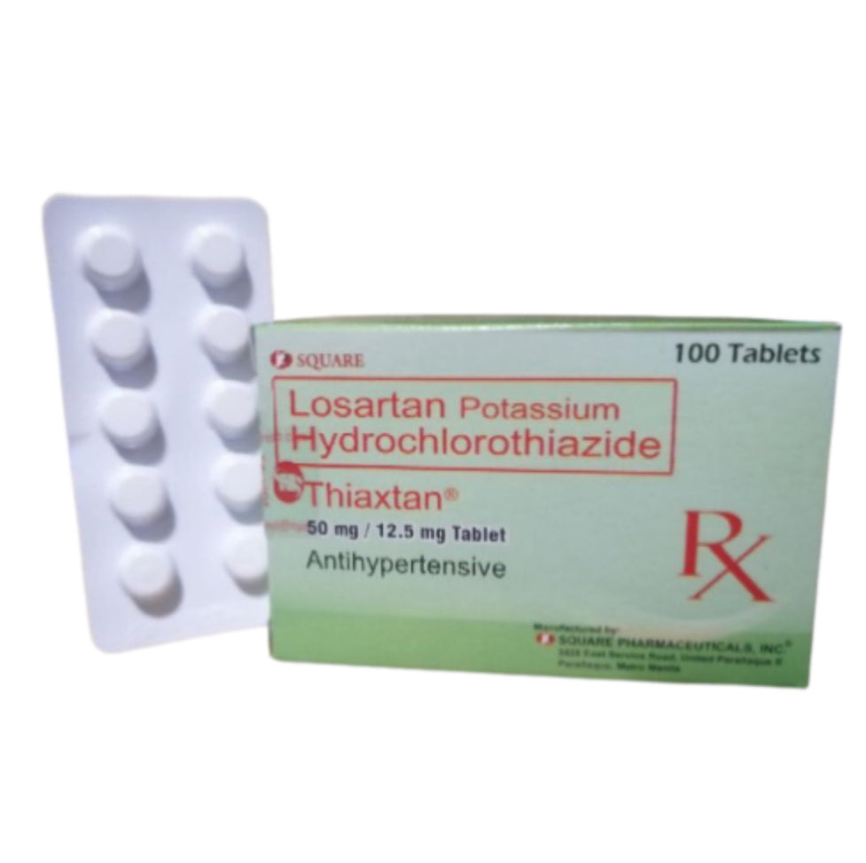 Getzar Plus (Losartan + Hydrochlorothiazide) 50mg/12.5mg Tablet x 1