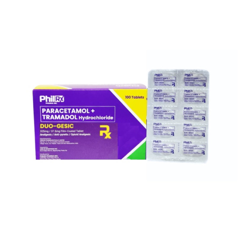 P-DOL ( Paracetamol + Tramadol ) 325mg/37.5mg Tablet x 1