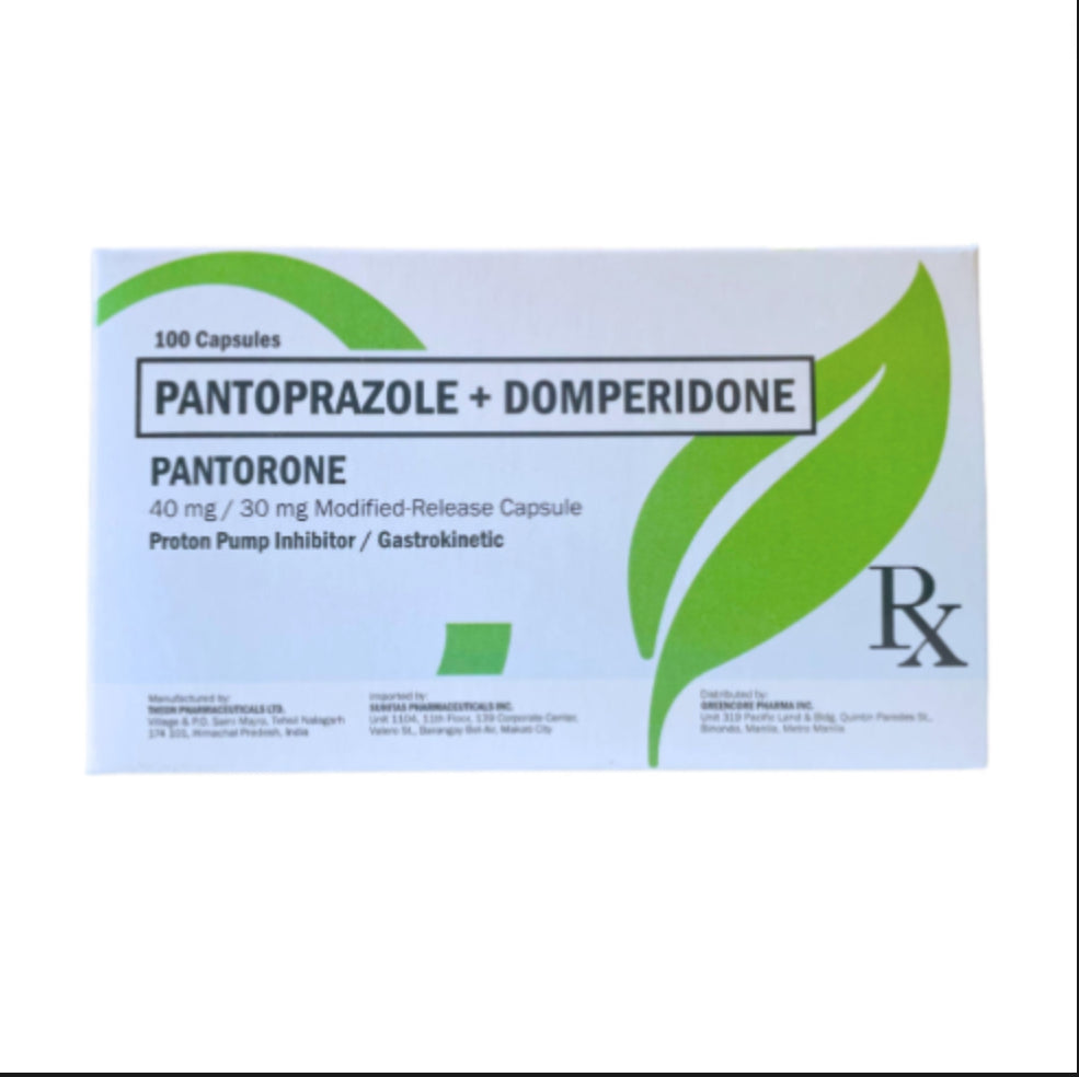 PANTO PLUS Pantoprazole+Domperidone 40mg/30mg Tablet x 1