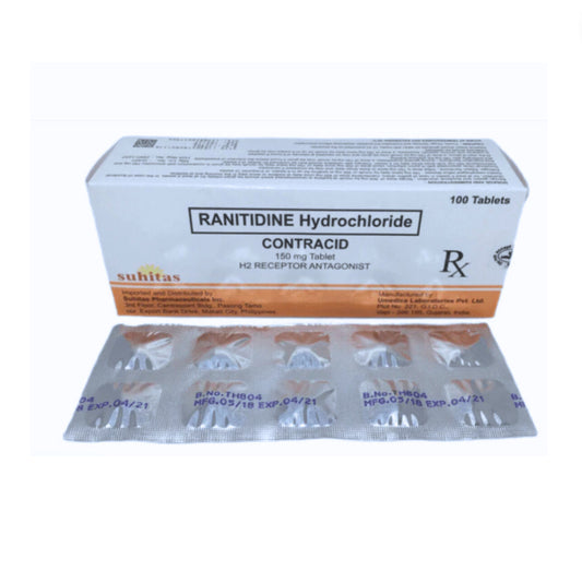 Ranitidine 150mg Tablet x 1