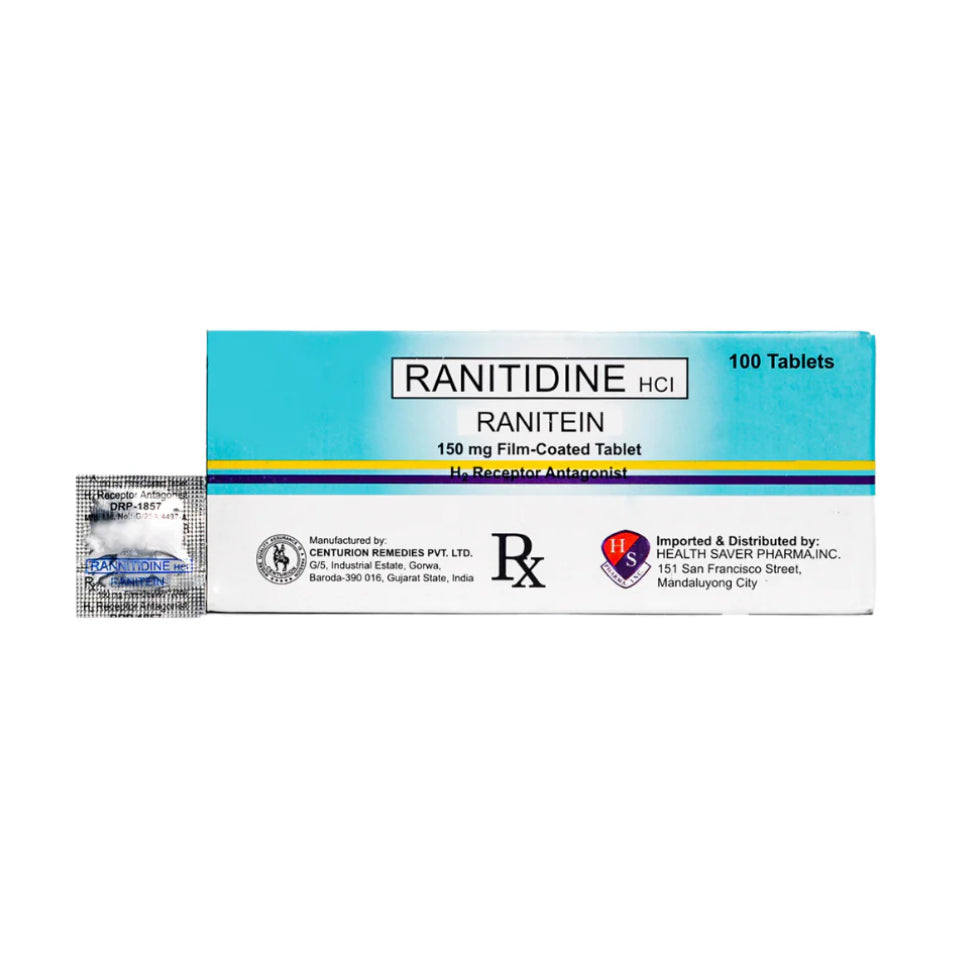 Ranitidine 150mg Tablet x 1