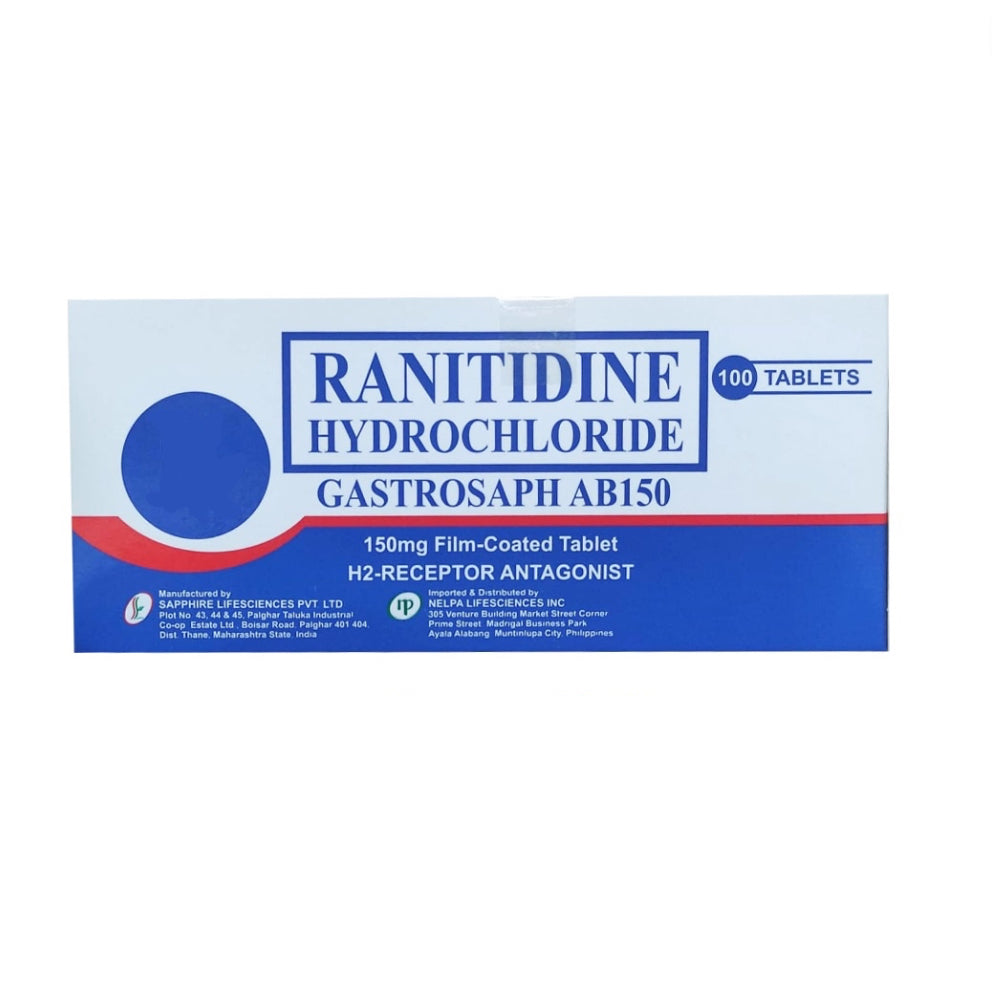 Ranitidine 150mg Tablet x 1