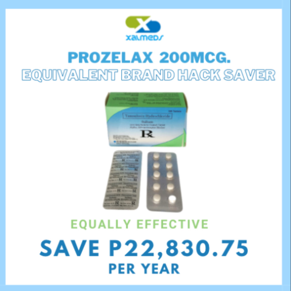 PROZELAX (Tamsulosin) 200mcg Tablet x 1 – XalMeds