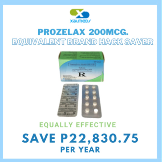 PROZELAX (Tamsulosin) 200mcg Tablet x 1