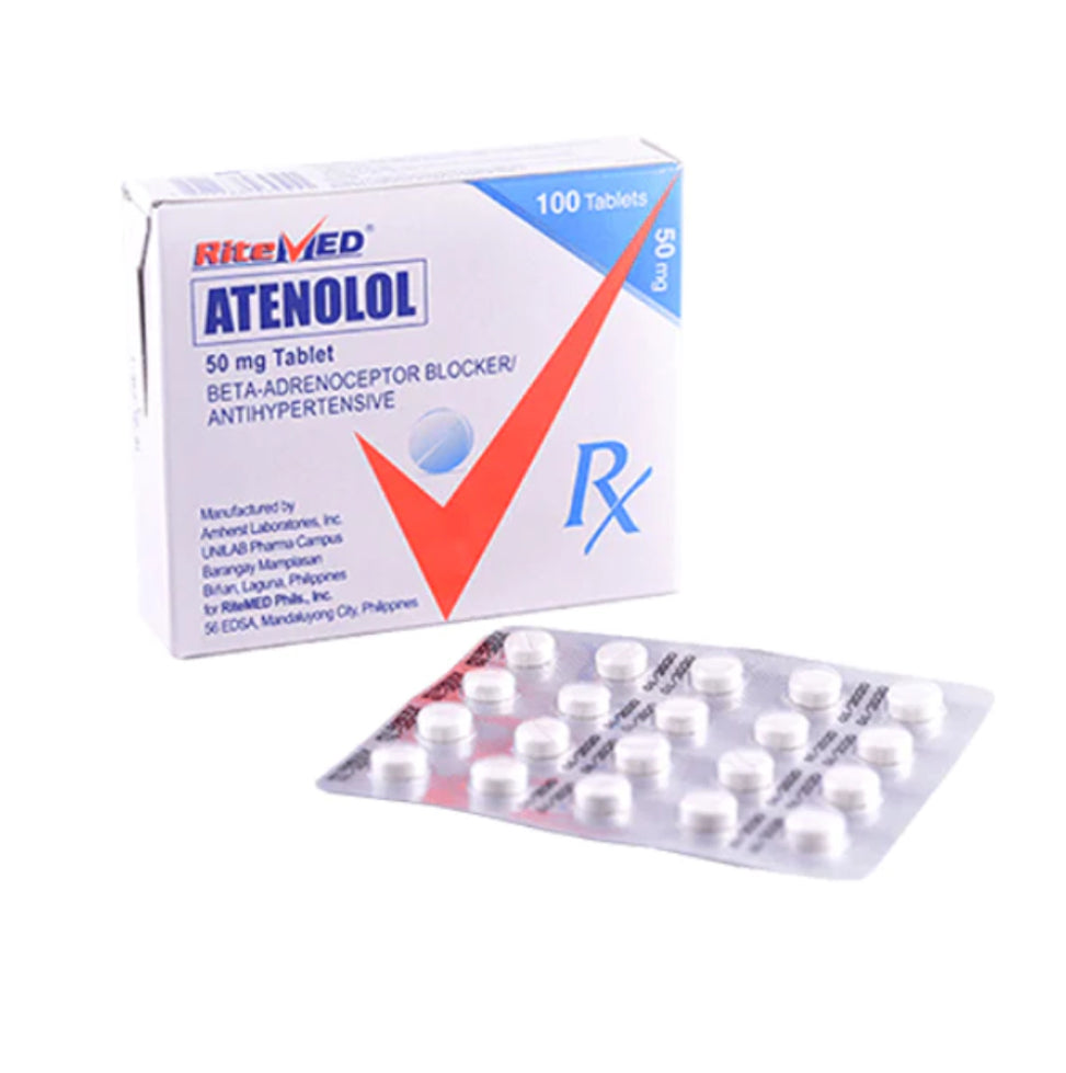 RITEMED  ( Atenolol ) 50mg Tablet x 1s