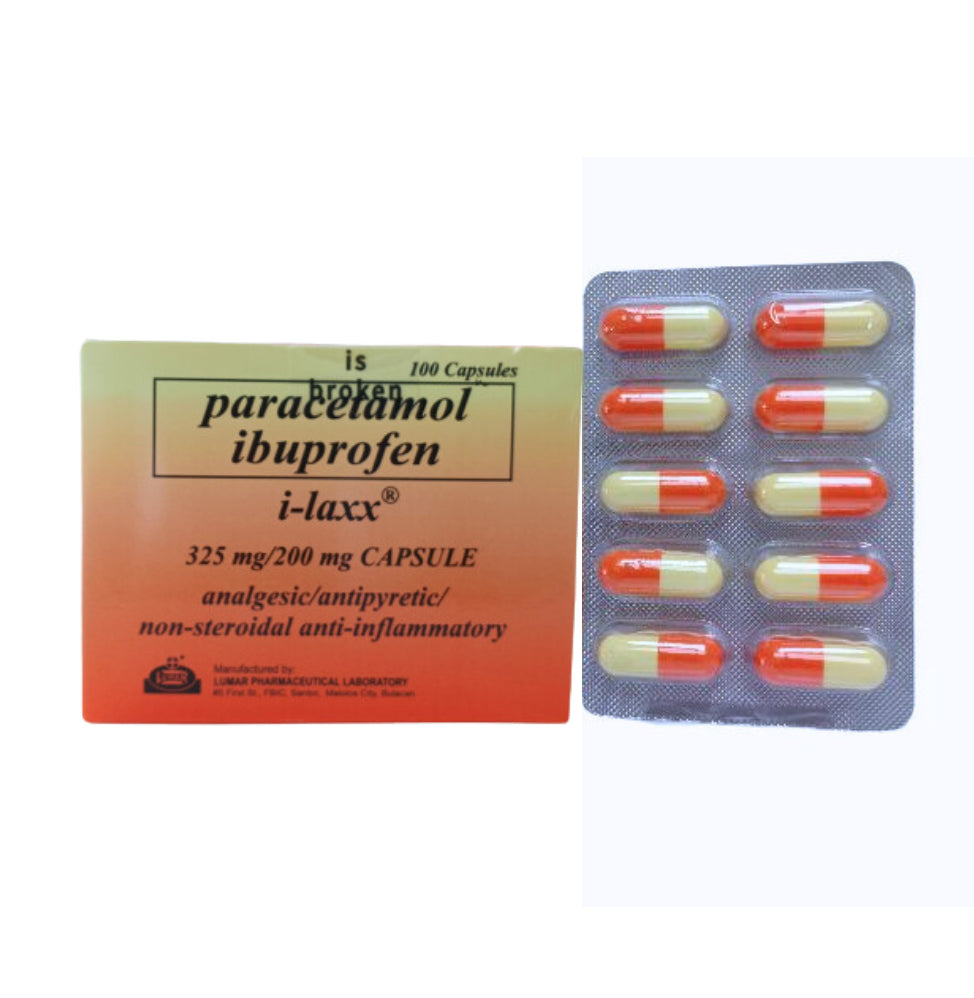 ALAXAN FR Paracetamol + Ibuprofen 325mg/200mg Capsule