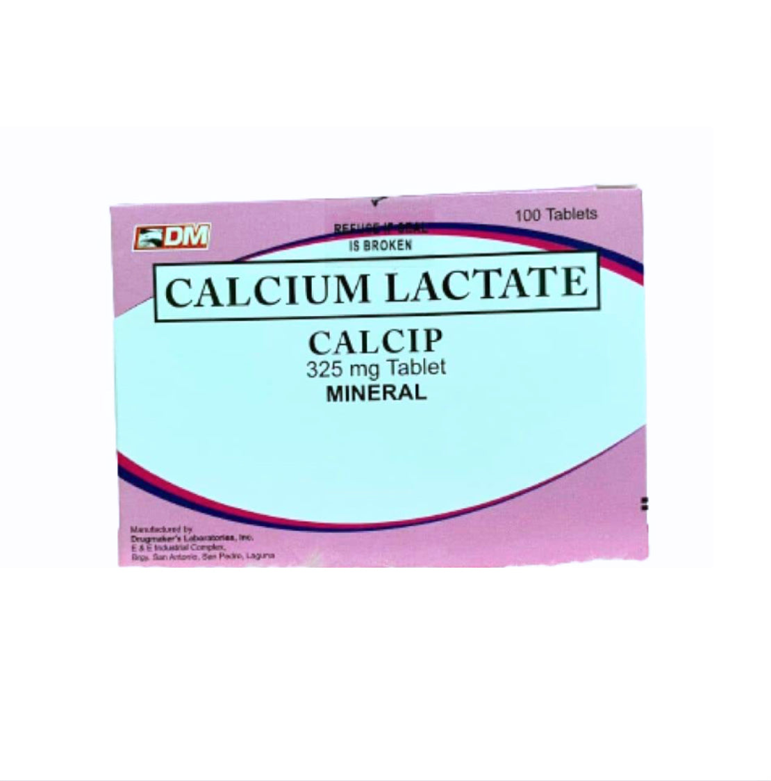 Calcium Lactate 325mg Tablet x 1