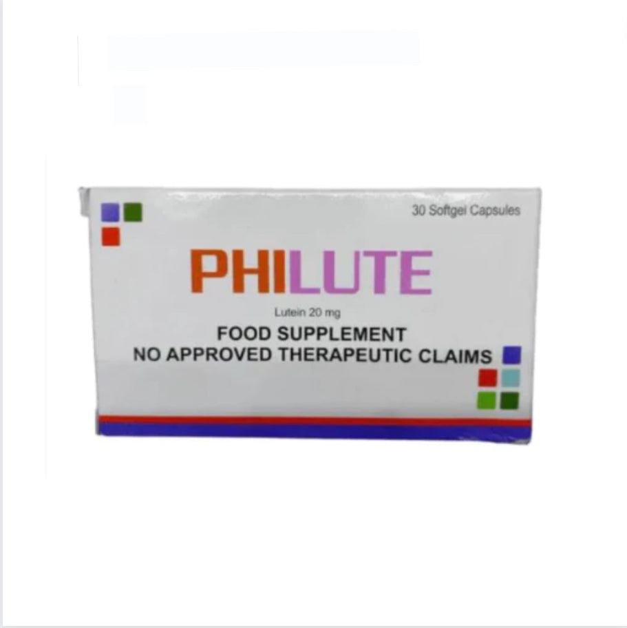 PHILUTE  (Lutein) 20mg. Softgel Capsule x 30 Monthly Dose