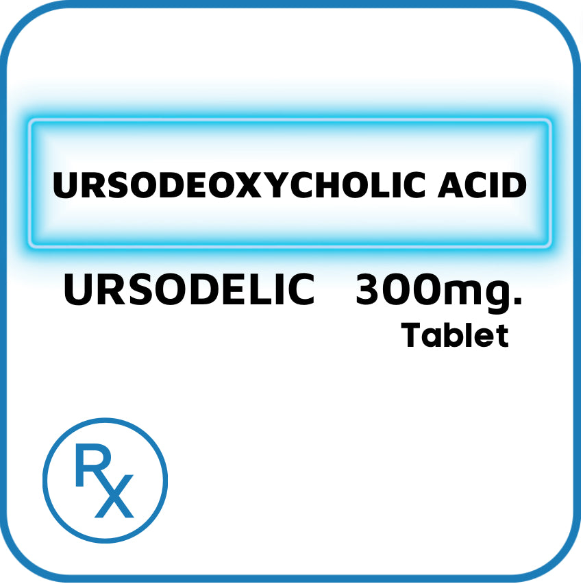Ursodeoxycholic Acid 300mg Tablet x 30 Monthly Maintenance Dose