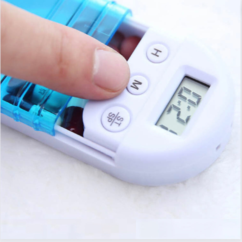 Electronic Timer Alarm Medicine Reminder Pill Case Organizer x 1 – XalMeds