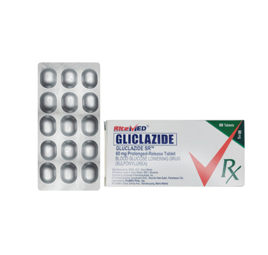 RITEMED GLUCLAZIDE SR Gliclazide 60mg Tablet x 1