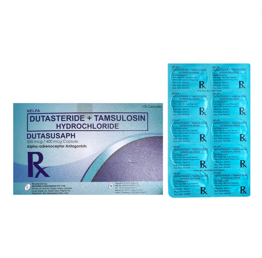 Dutasteride+Tamsulosin 500mcg/400mcg. Tablet x 1