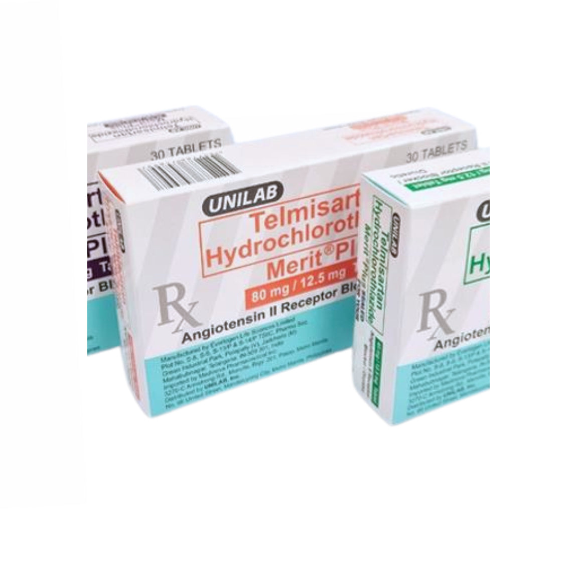 MERIT PLUS (Telmisartan + Hydrochlorothiazide) 80mg./12.5mg. Tablet x ...