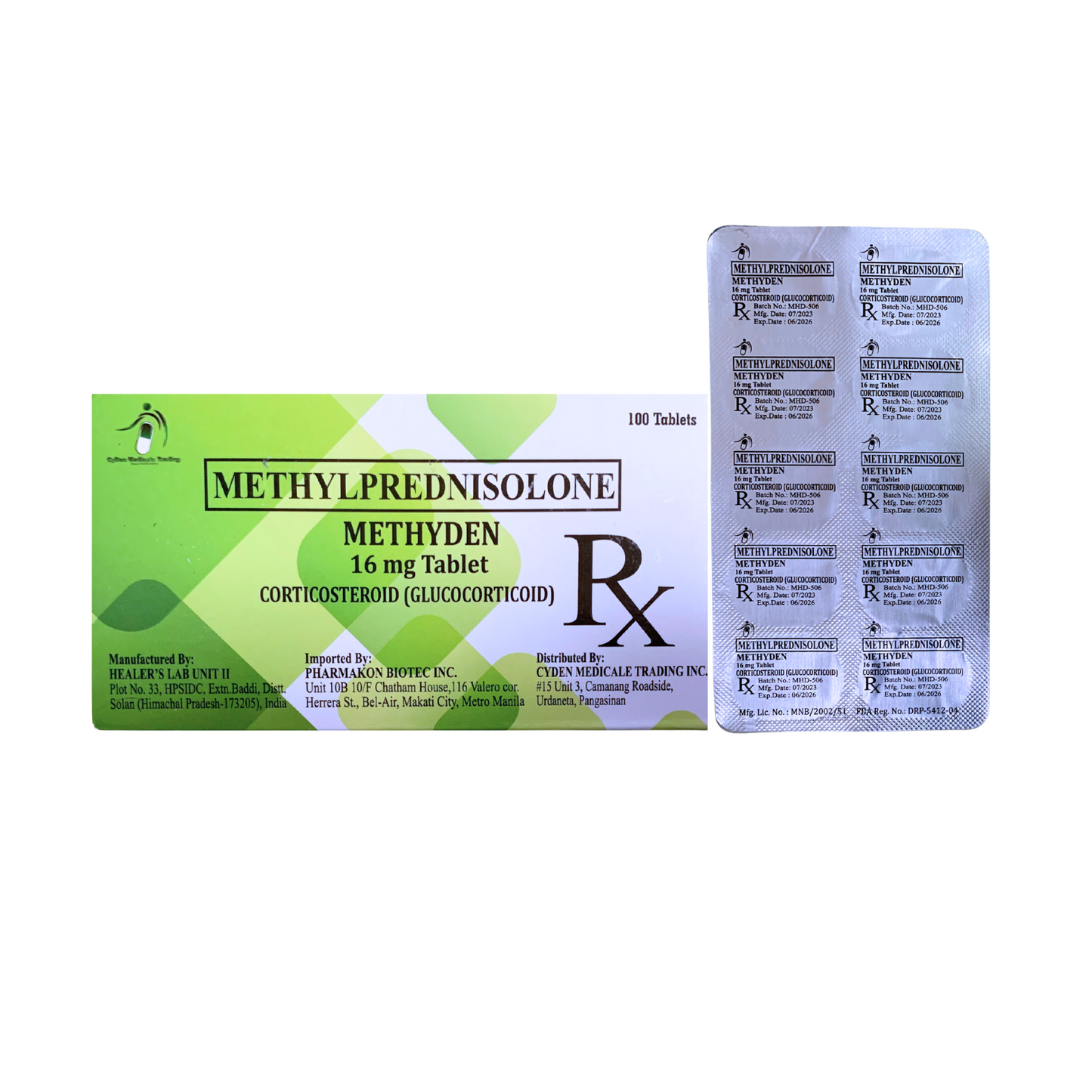 MEPRESONE Methylprednisolone 16mg Tablet x 1