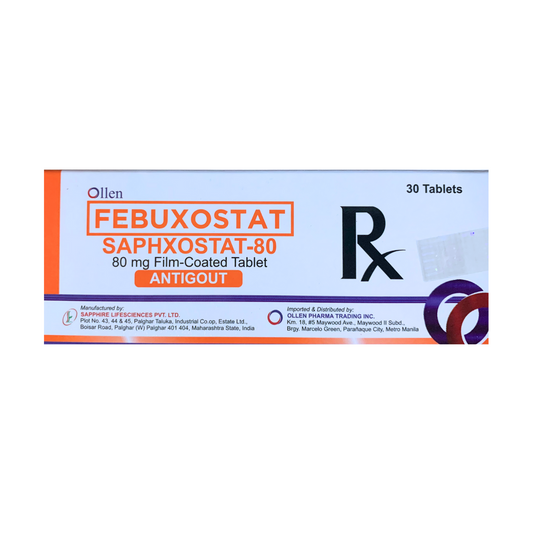 Febuxostat 80mg Tablet x 1s