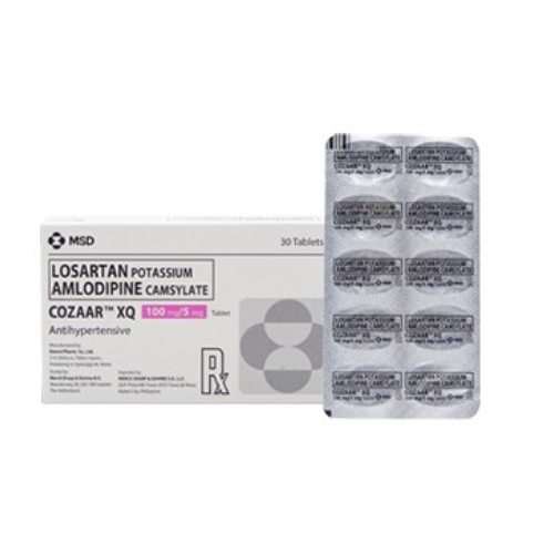 Cozaar XQ (Losartan + Amlodipine) 100mg/5mg Tablet x 1