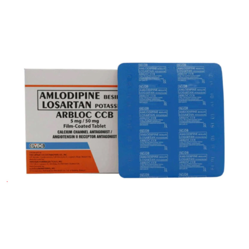 Arbloc CCB (Losartan + Amlodipine) 50mg/5mg Tablet x 1