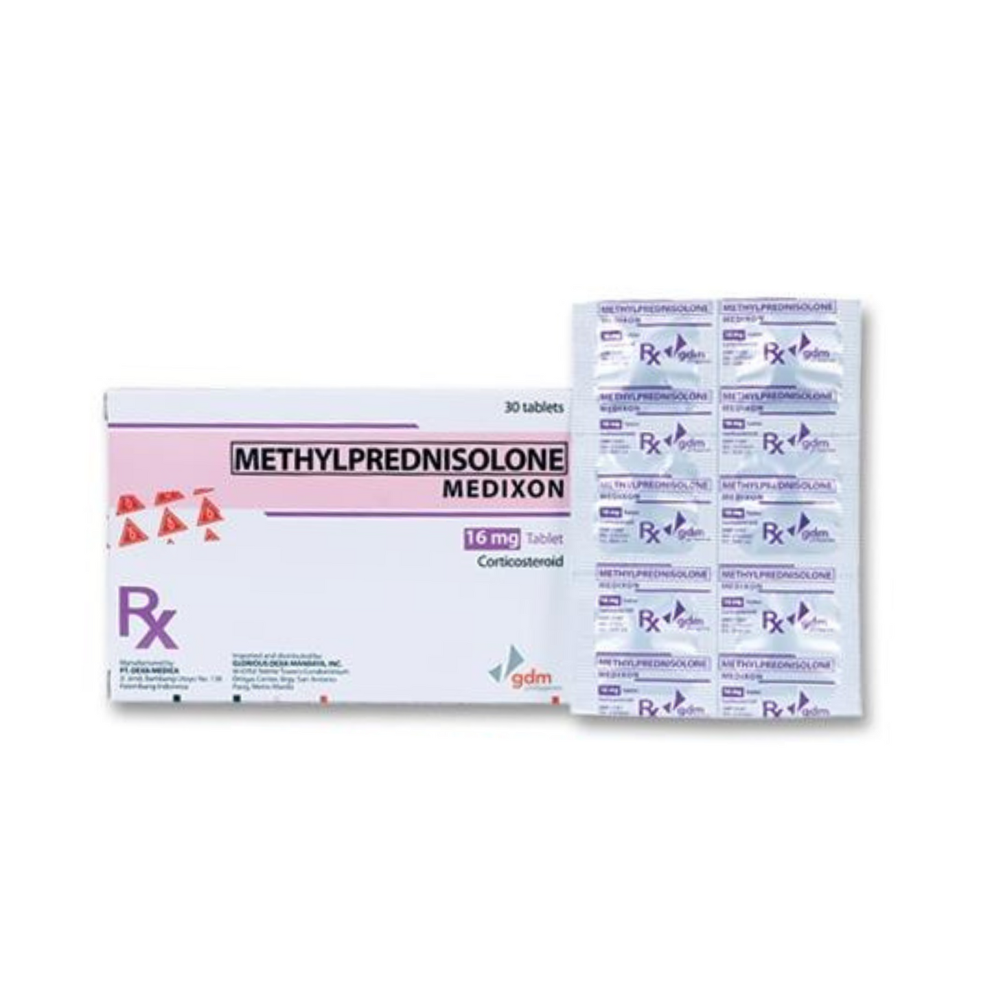 MEDIXON Methylprednisolone 16mg Tablet x 1