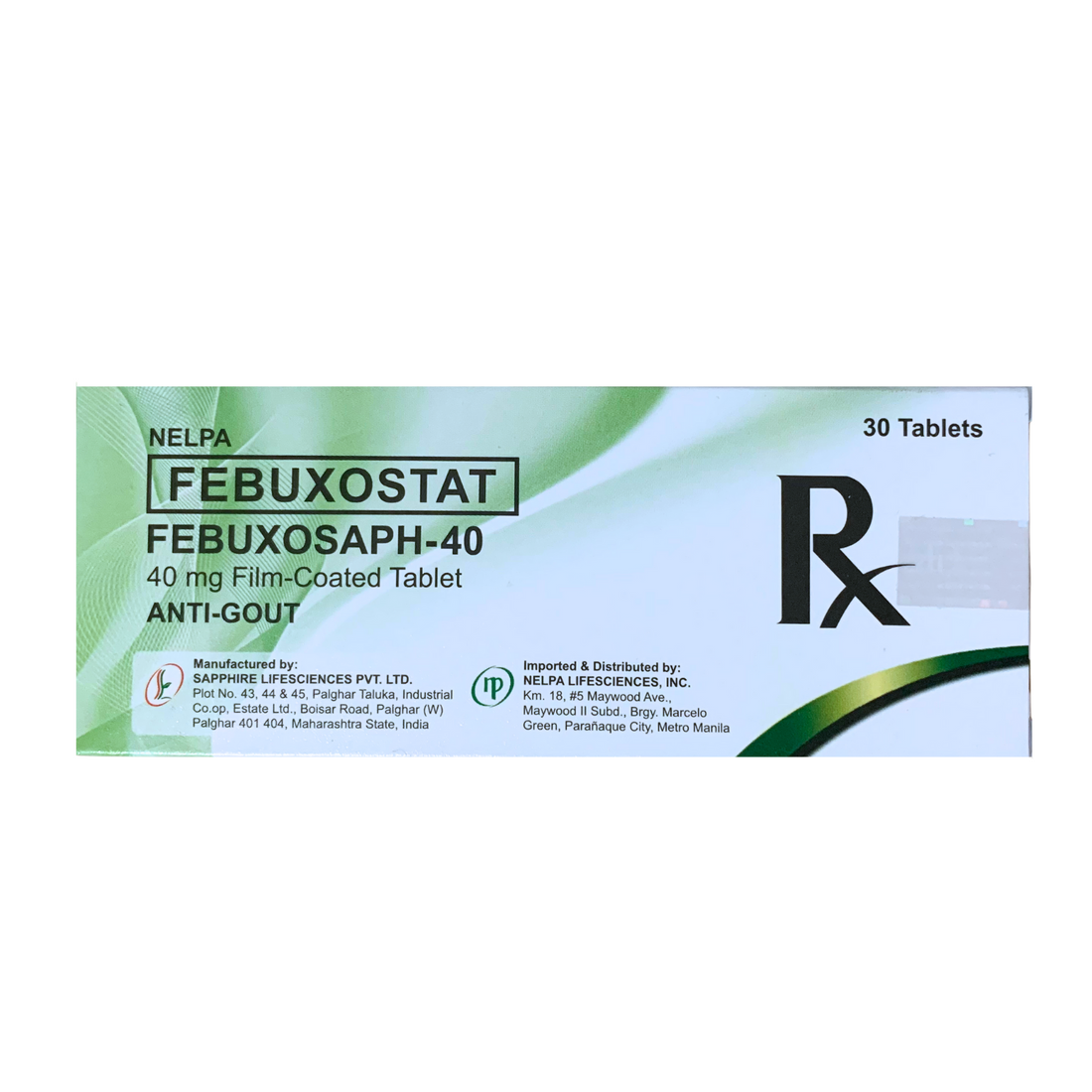 URICA Febuxostat 40mg Tablet x 1 – XalMeds