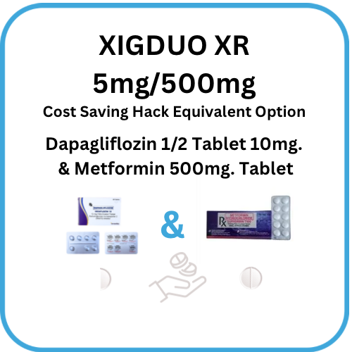 XIGDUO XR Dapagliflozin + Metformin 5mg/500mg Tablet x 1s
