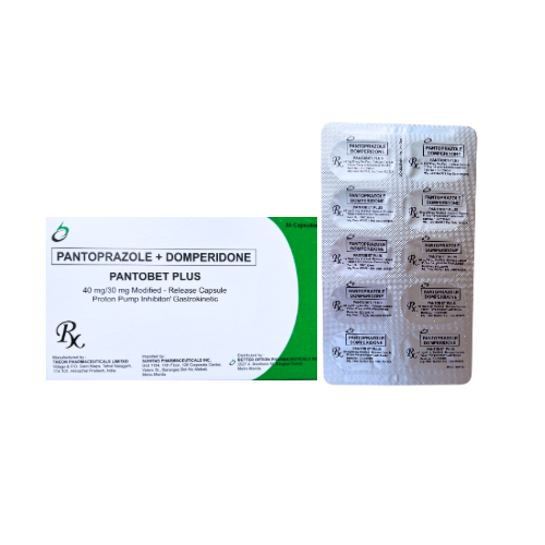 PRAZOLE PLUS Pantoprazole+Domperidone 40mg/30mg Tablet x 1 – XalMeds