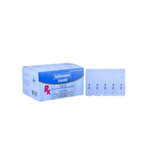 ASMALIN Salbutamol 2 mg/mL, 2.5 mL (unit dose) Nebule